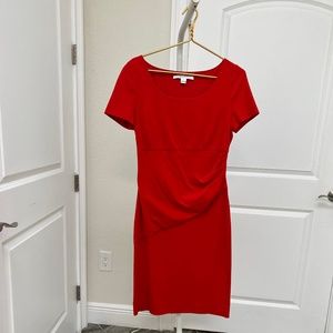 Diane von Furstenberg red dress size 10